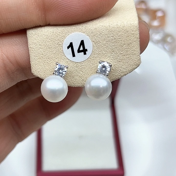 淡水珍珠银S925镶嵌颈饰