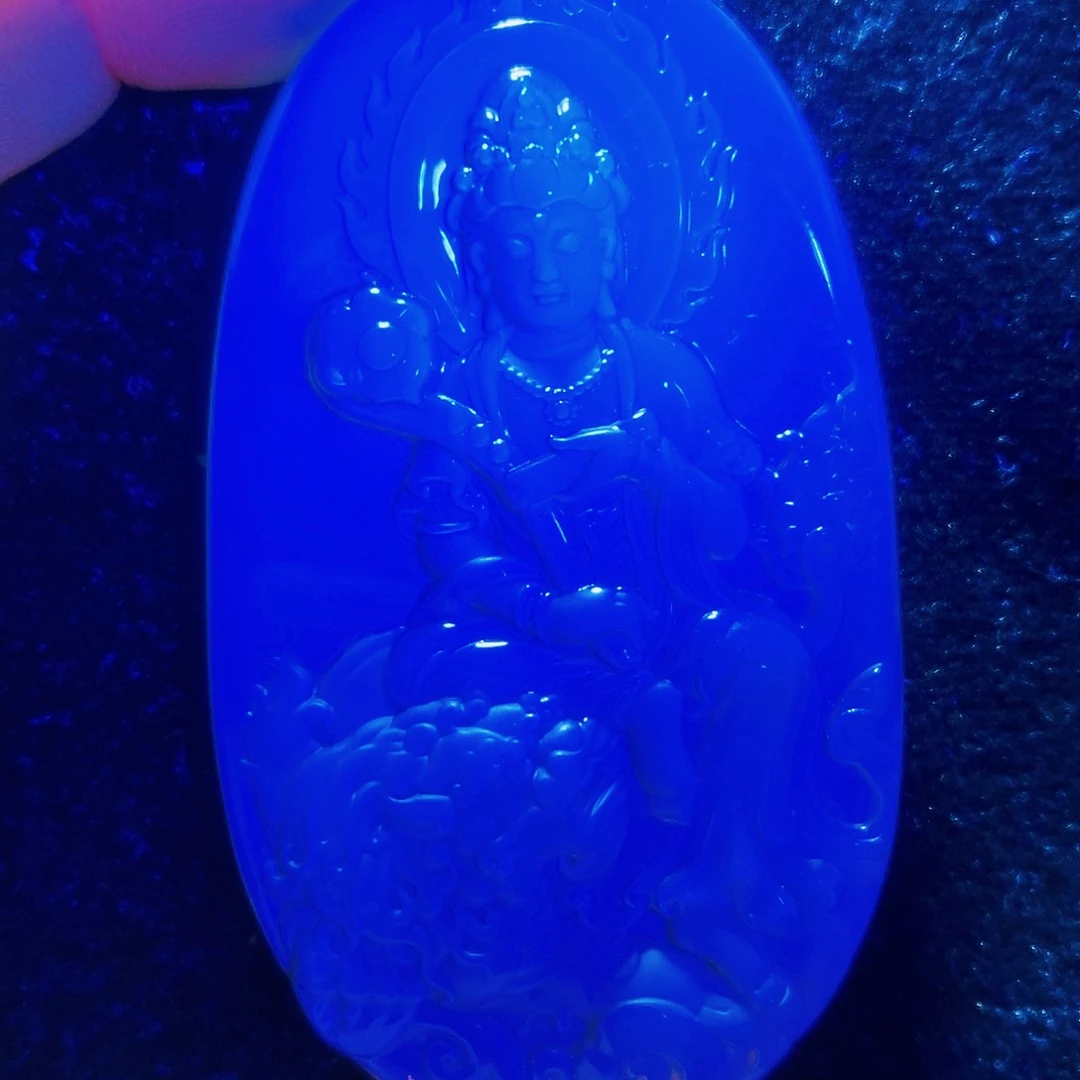 【闪购商品】蓝珀颈饰未镶嵌蓝珀阴雕