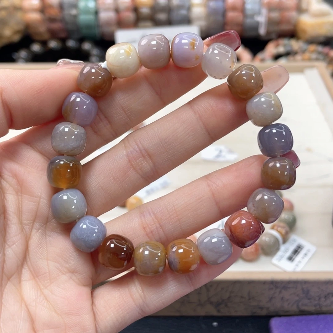 硅化珊瑚（珊瑚玉）手链未镶嵌一****?159