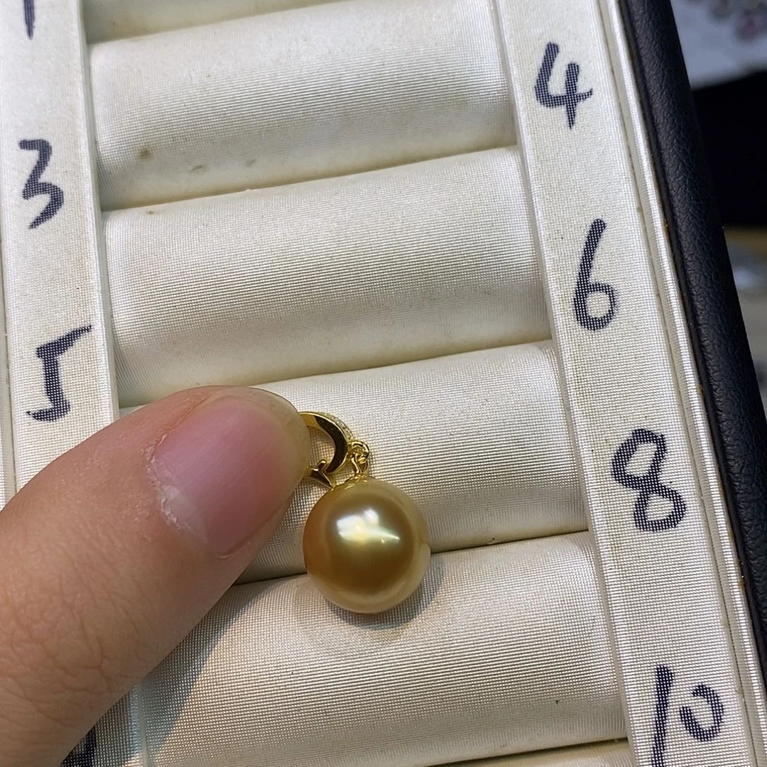 银S925镶嵌海水珍珠颈饰