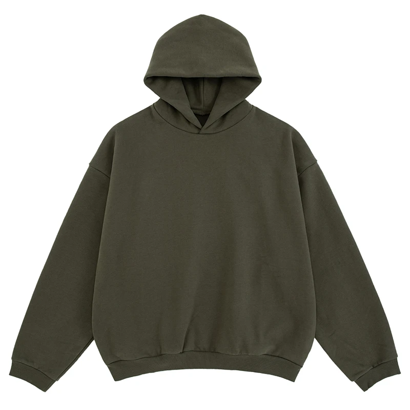 UrbanStandard日系重磅加绒连帽卫衣男秋季复古恒温暖皮上衣430g