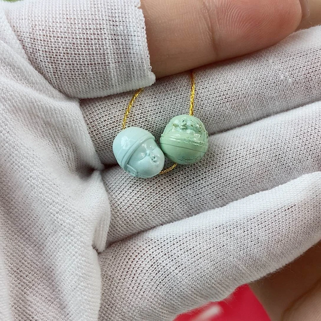 绿松石珠宝奇石未镶嵌