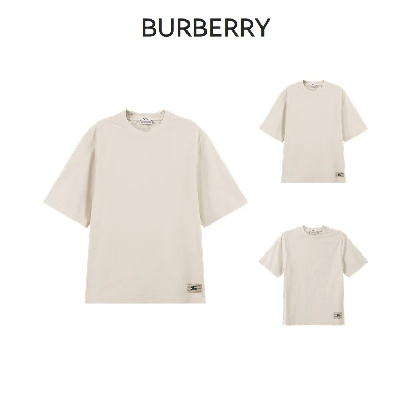 Burberry巴宝莉奢侈品男士T恤中性款短袖T恤80808131/80836271