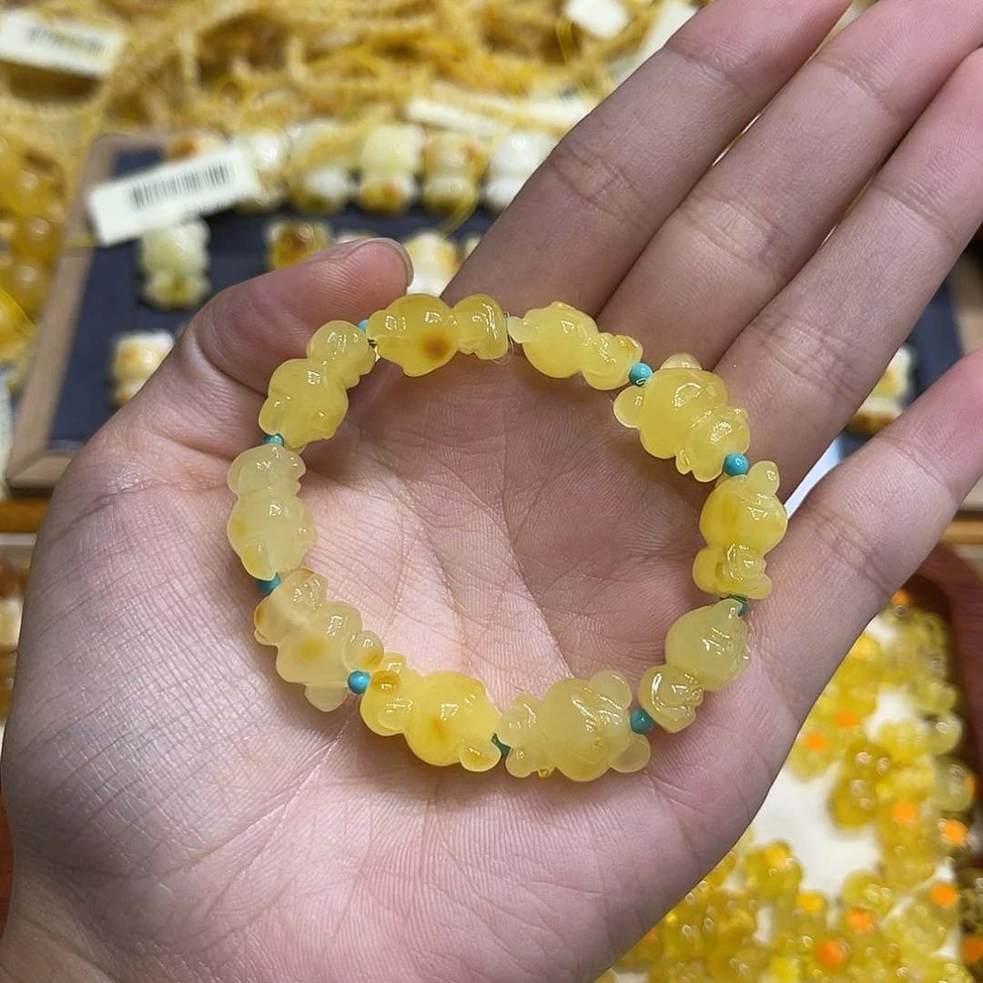 琥珀未镶嵌珠宝奇石