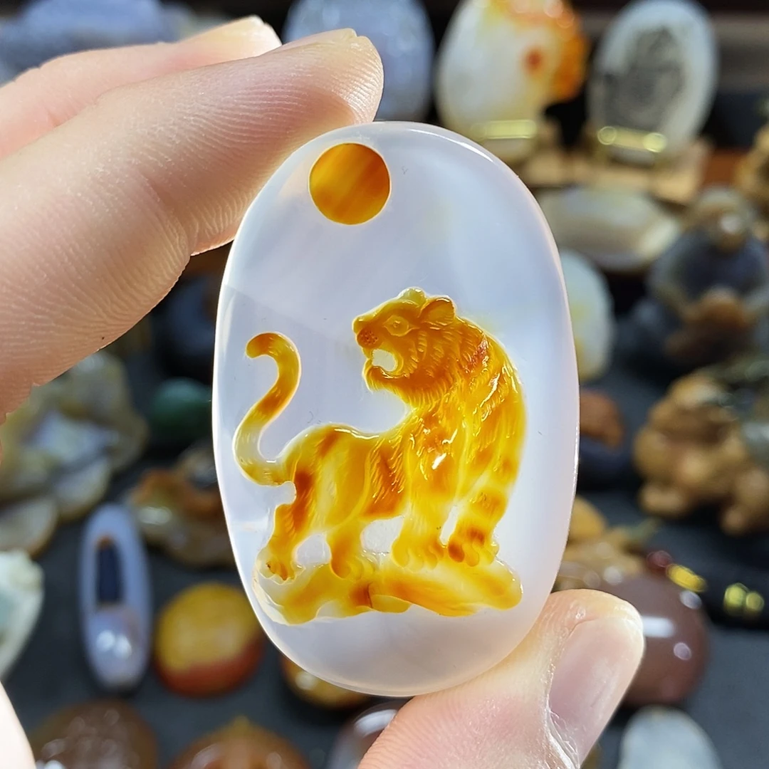 玛瑙/玉髓未镶嵌颈饰