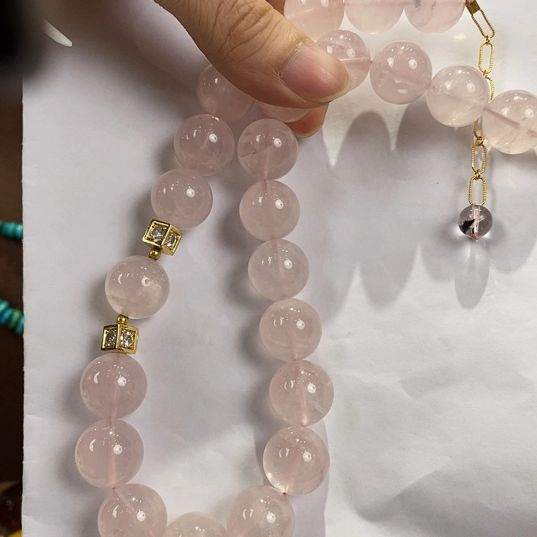 水晶颈饰未镶嵌多人