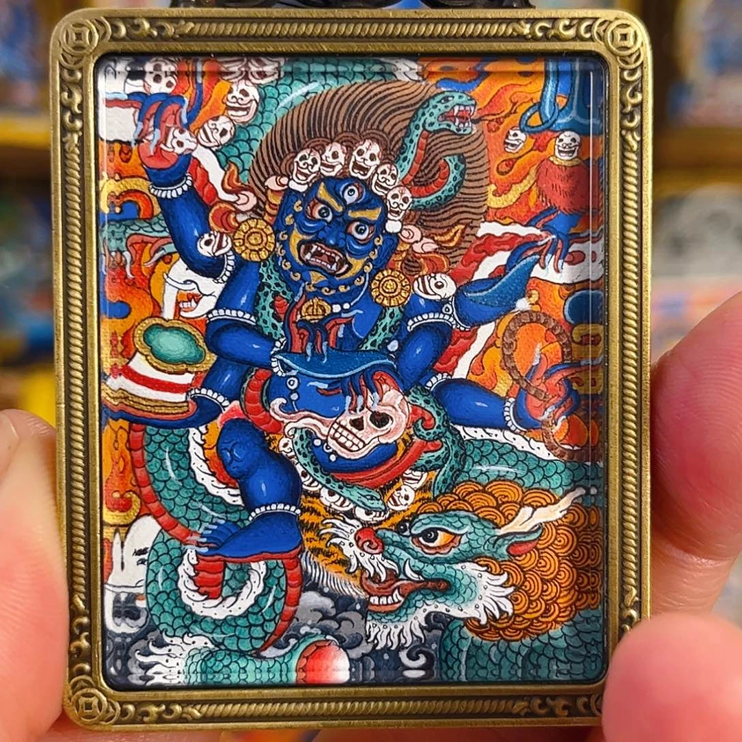 青海 手工绘制大黑天