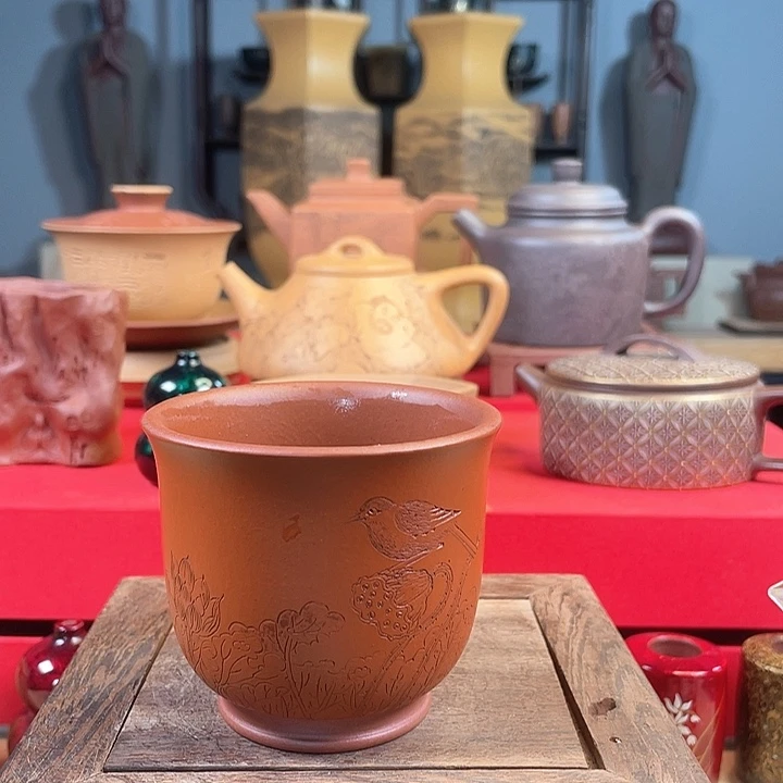 茶杯紫砂清欢微瑕