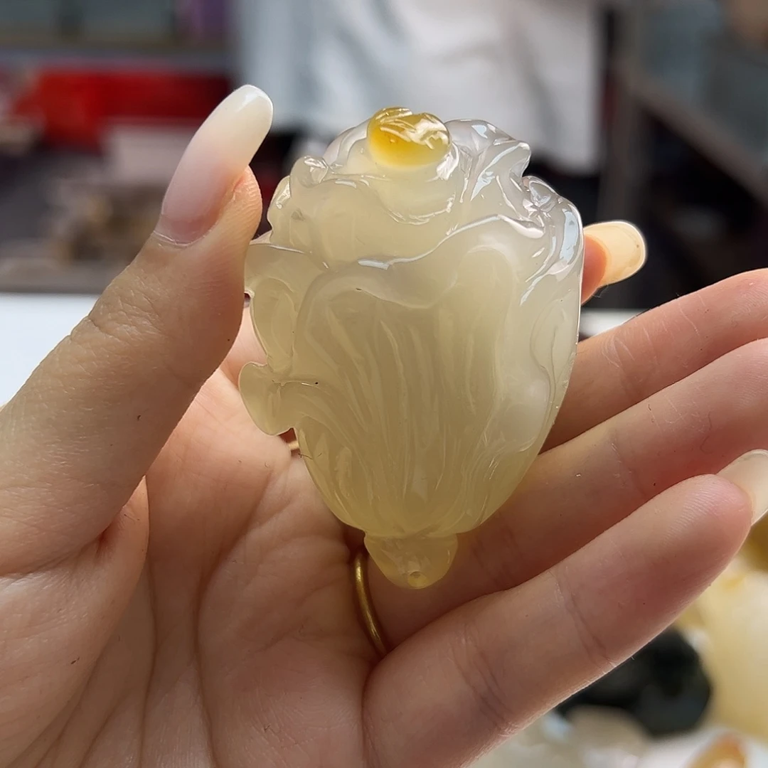 玛瑙/玉髓未镶嵌吊坠(不含链)