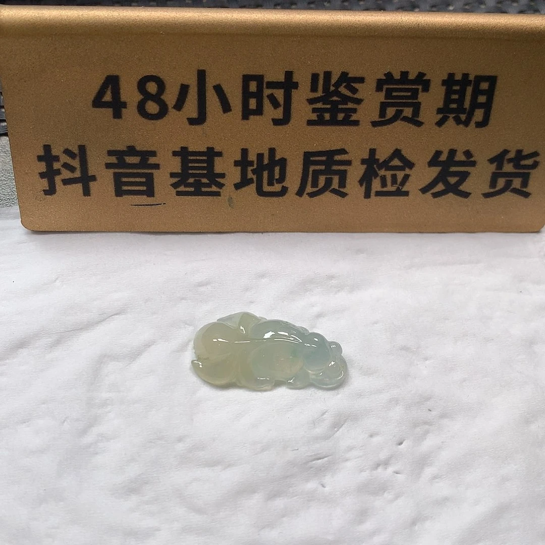 颈饰未镶嵌翡翠金鱼