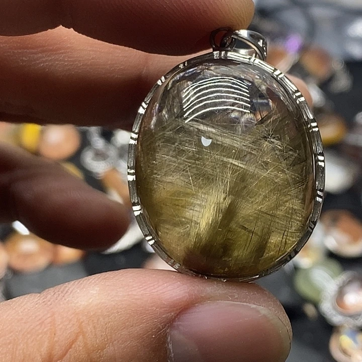 水晶银S925镶嵌珠宝半成品