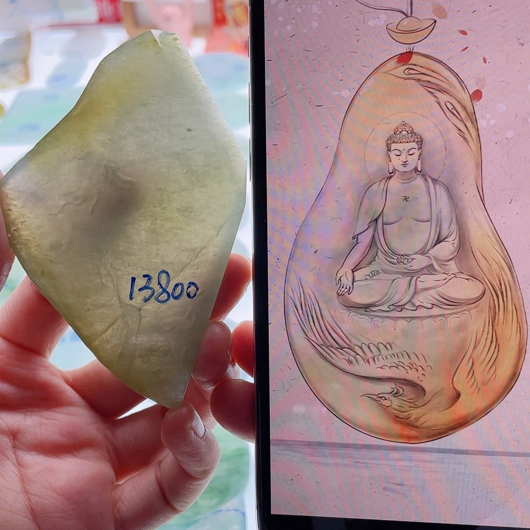 定制翡翠未镶嵌天然