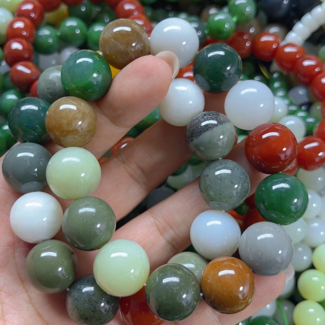 手链未镶嵌和田玉多样性