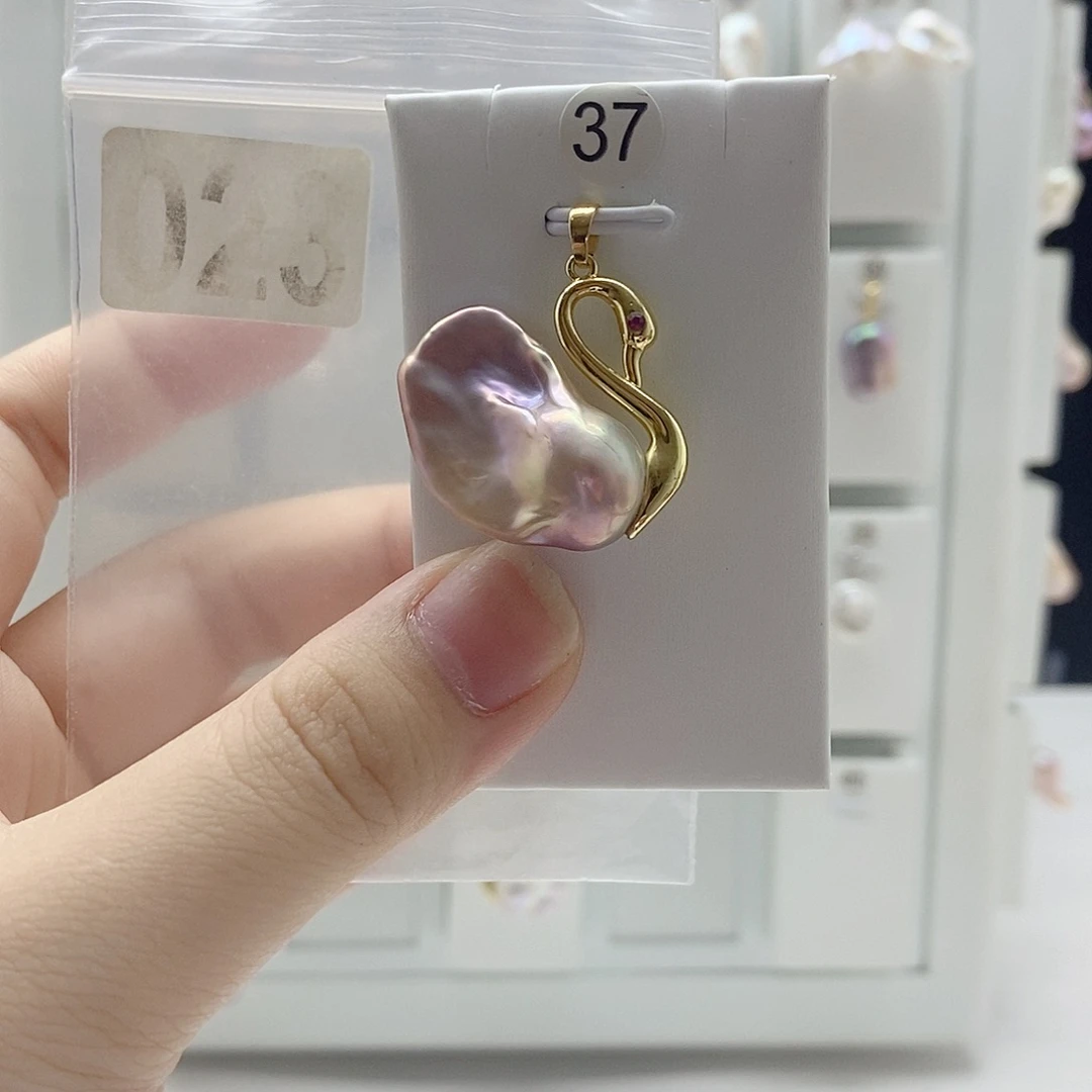 颈饰合金淡水珍珠