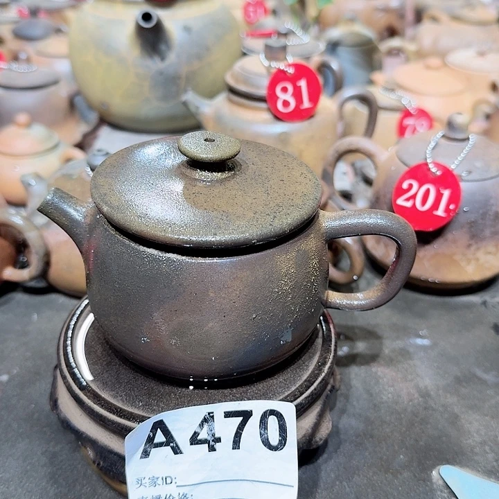 紫砂茶壶坭兴陶柴烧