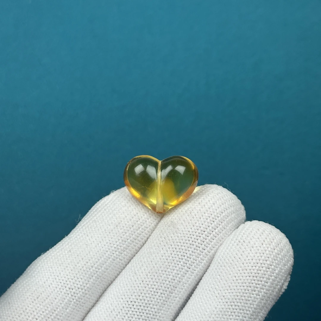 F36-52天然蜜蜡 屁桃 19.5*15*11.5mm 支持复检假一罚十