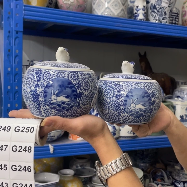 花瓶摆件花盆一组两个，微瑕，212，陶瓷0000000000000