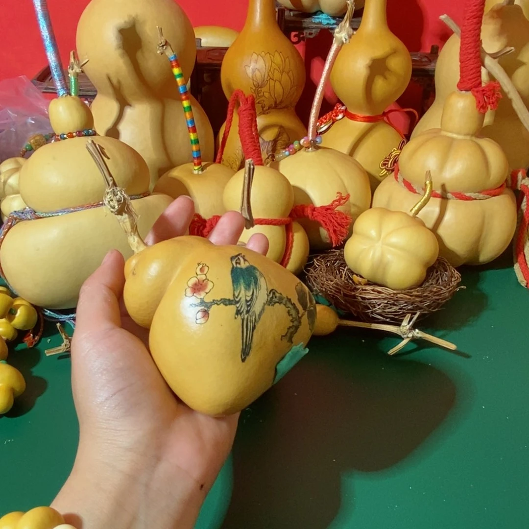 溪*葫芦墨客翠鸟葫芦