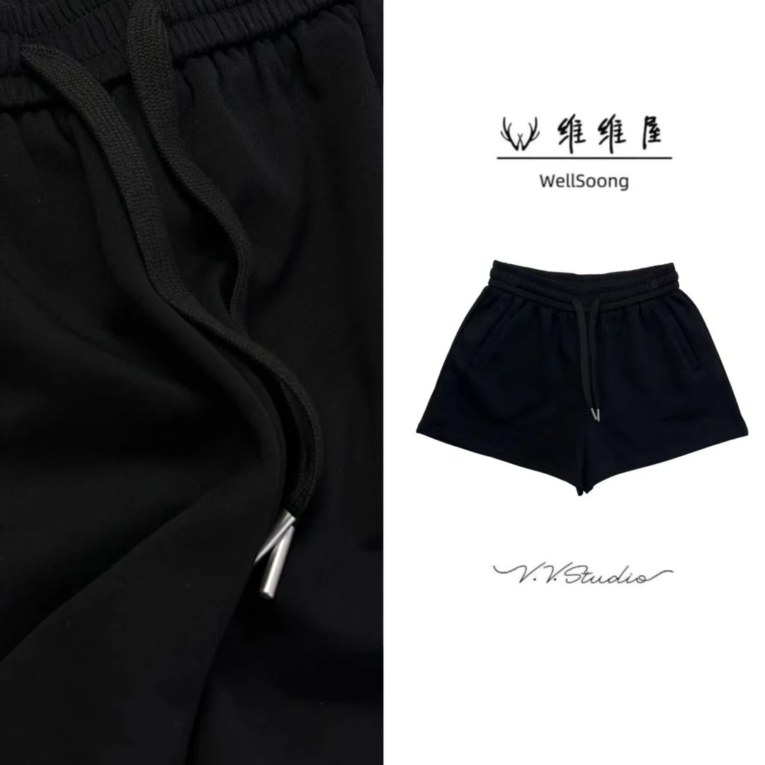 Wellsoong• NO退NO换【松紧腰】十八岁休闲短裤