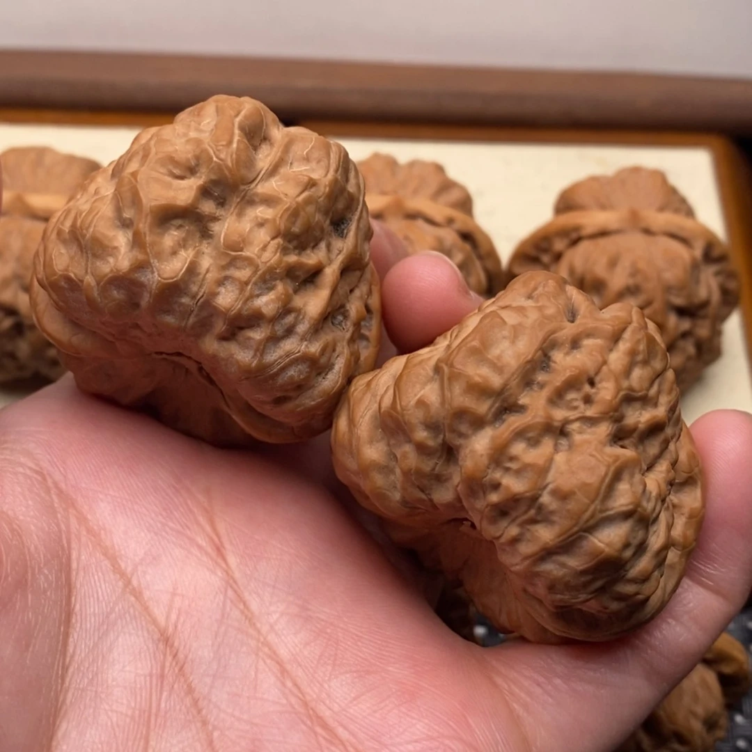 【闪购商品】把件文玩核桃边42肚45左右