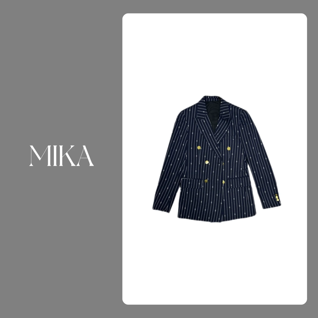 西装气质轻奢时尚休闲复古设计师秋冬9381