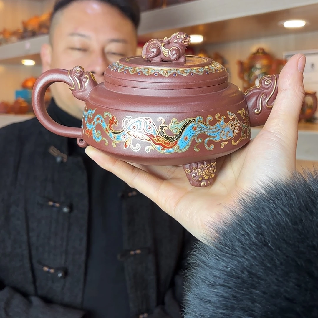 紫砂茶壶程海瑞老师紫砂壶400cc