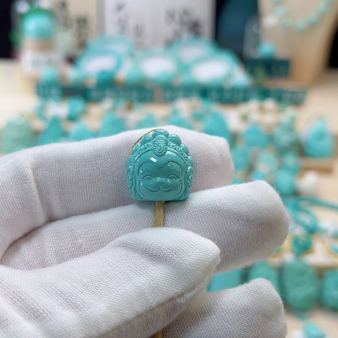 绿松石珠宝奇石未镶嵌