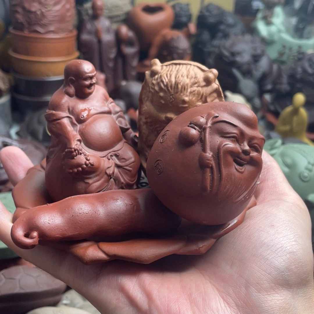 紫砂茶宠紫砂瑕疵