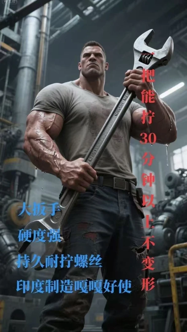 【大扳手】可拧螺丝30分钟以上不变形  硬度强持久耐拧