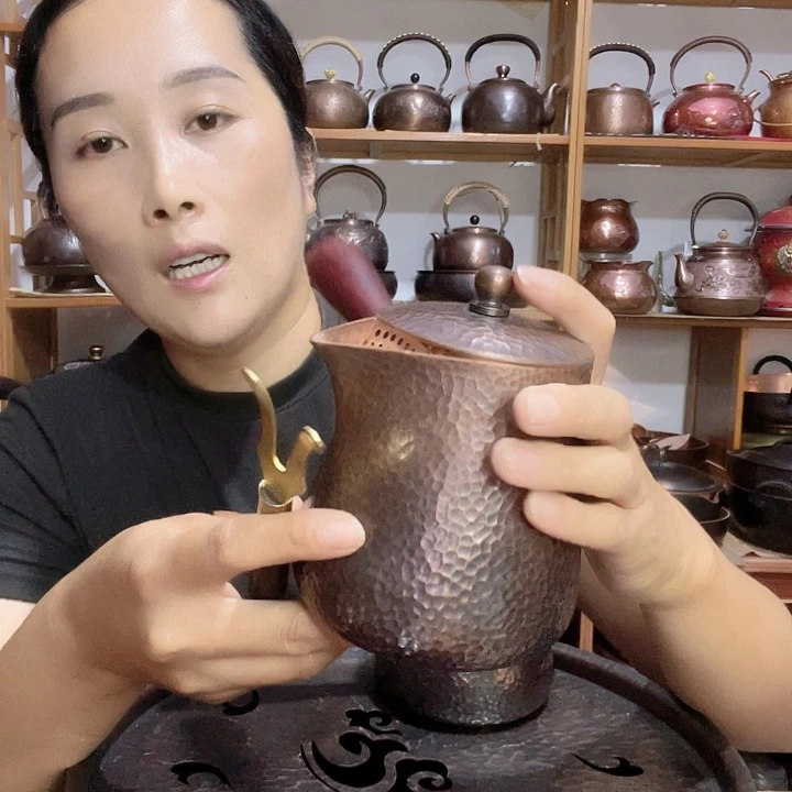达***摩金属紫铜纯铜600过滤加盖子