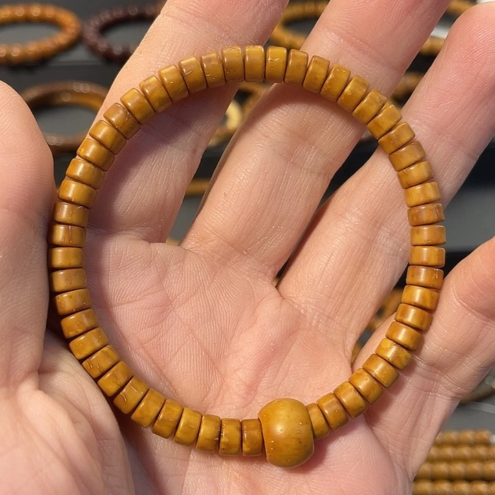 紫金鼠手串6×4纯肉药片