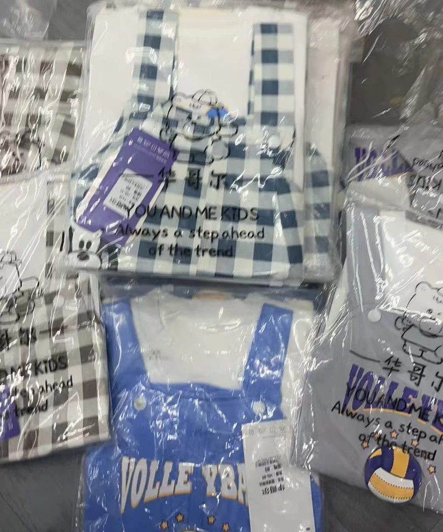 F426-6-1小童全棉背带两件套