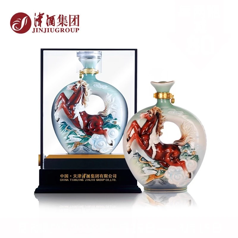 津酒中国津酒十二生肖纪念酒1.5L高端浓香型白酒摆台酒60度1500ml