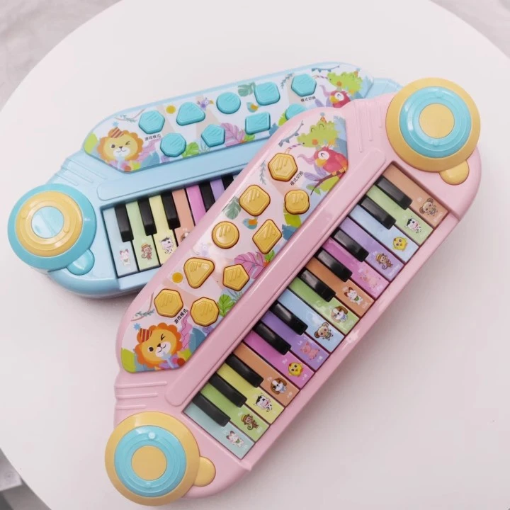 宝宝益智音乐电子琴启蒙多功能动物卡通弹奏琴钢琴玩具女孩男