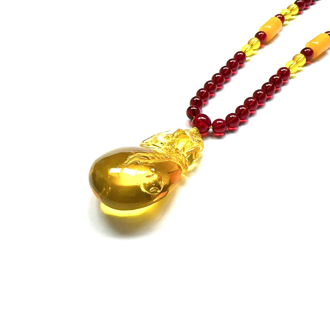 HN083 现代简约轻奢项链尺寸 48x30x17