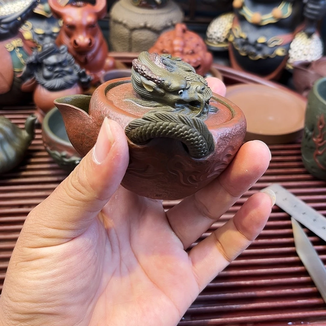 茶杯紫砂高端紫砂雕塑茶宠