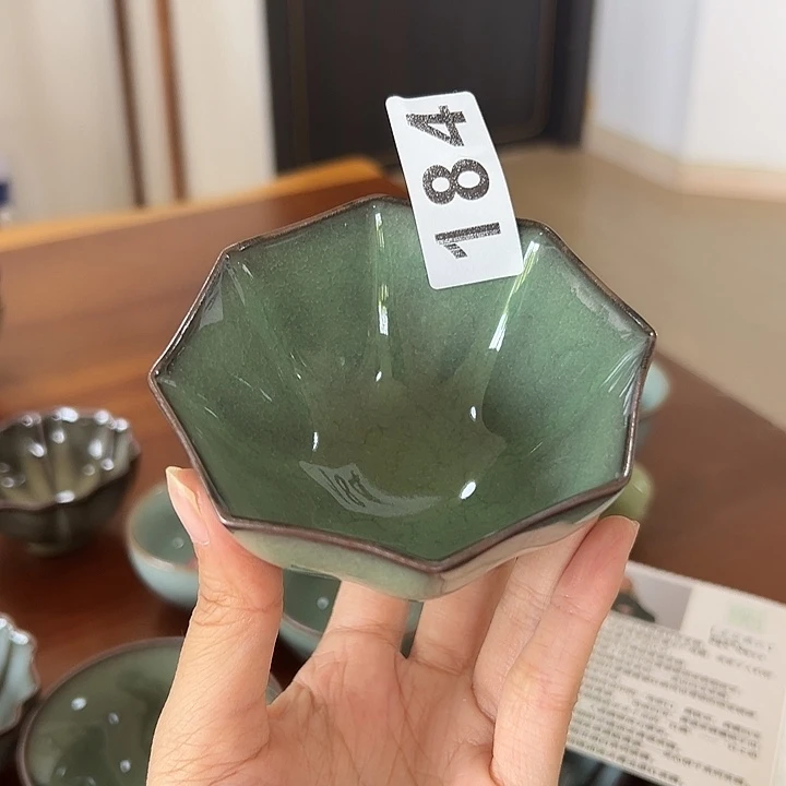 龙泉云间青瓷小米茶器