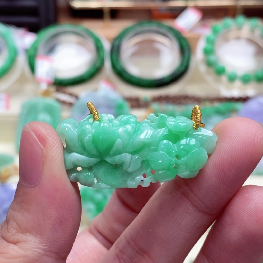 颈饰未镶嵌翡翠翡翠吊坠