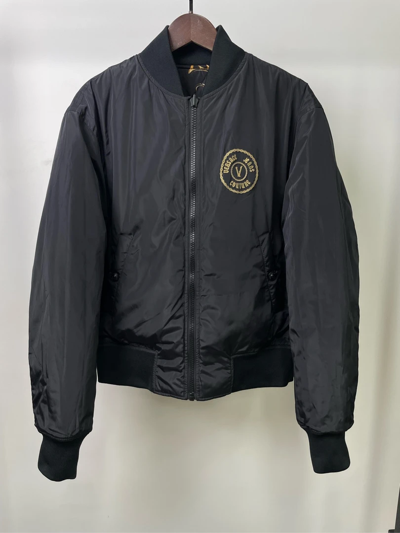 全新未使用 VERSACE/范思哲 双面穿棉服外套/46码/253413