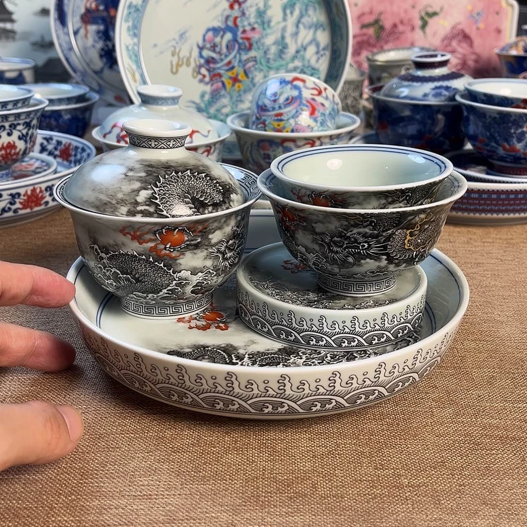 高温景德镇茶具套装