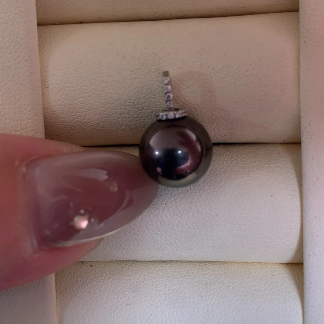 海水珍珠18K金镶嵌颈饰