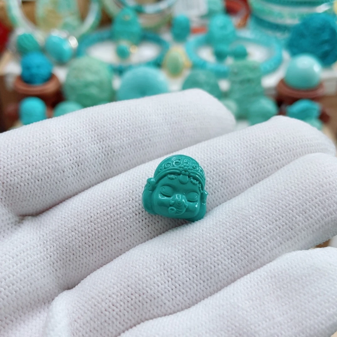 绿松石未镶嵌象神