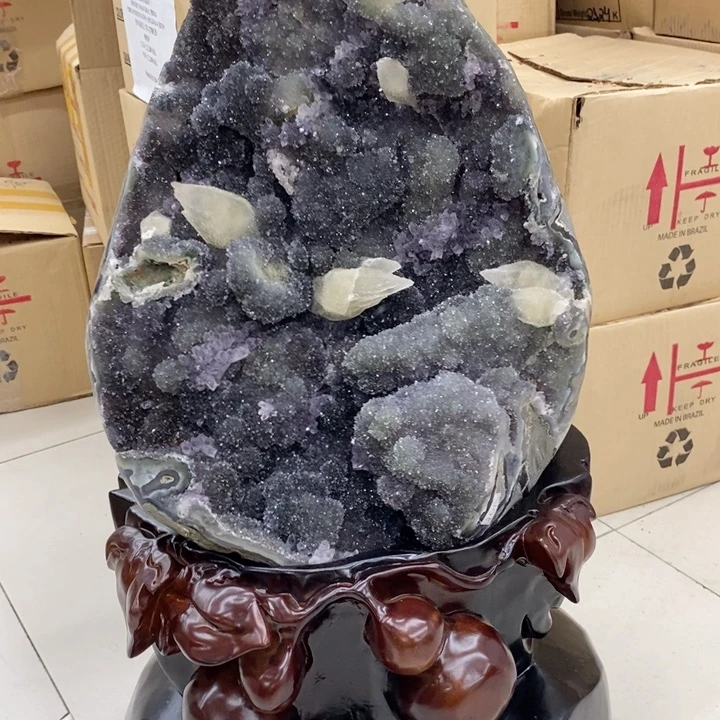 珠宝半成品未镶嵌紫晶52