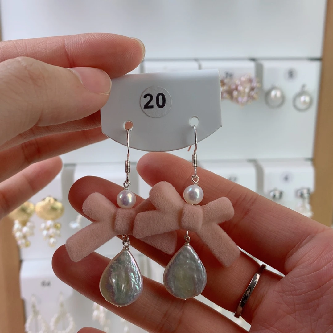 未镶嵌耳饰淡水珍珠