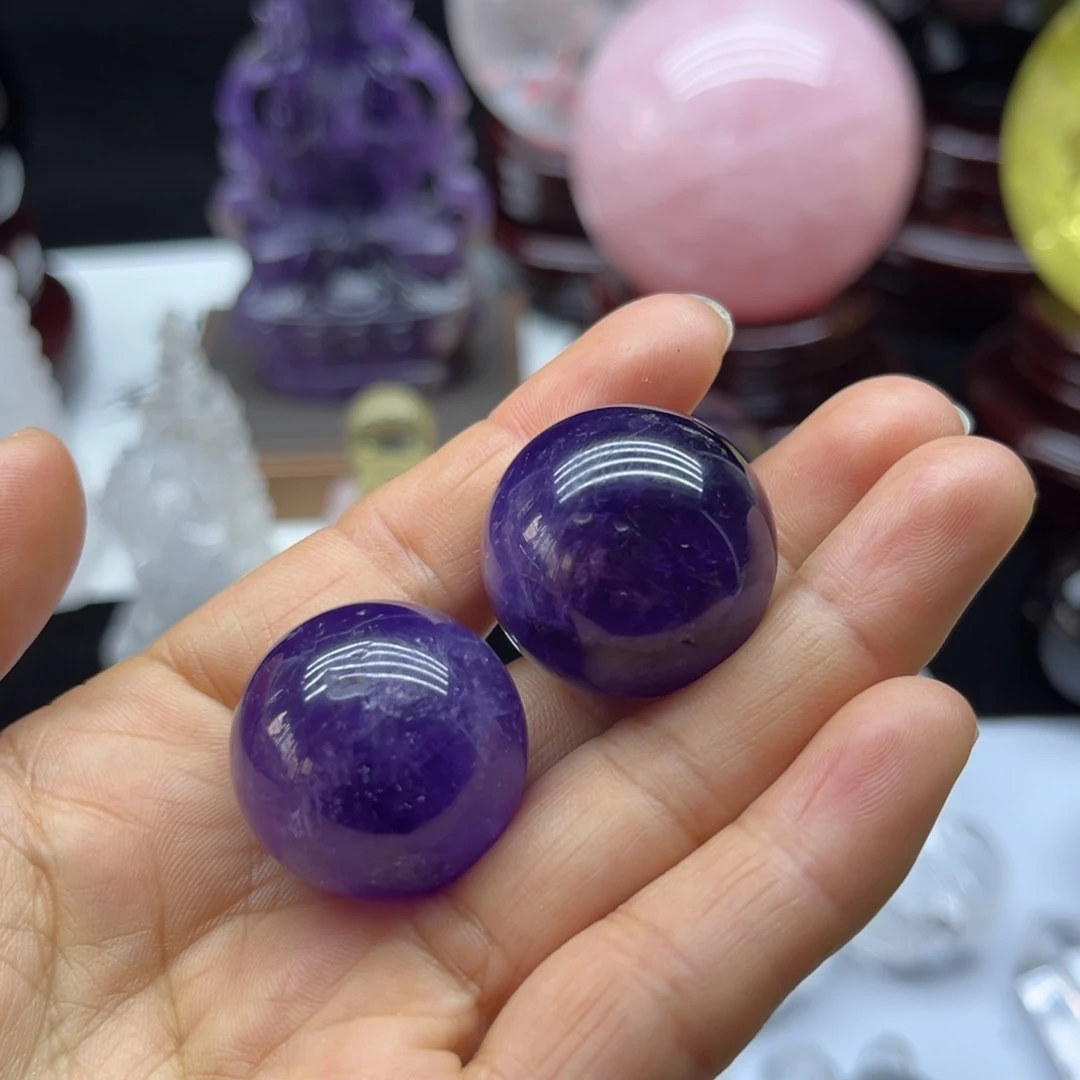 水晶水晶摆件未镶嵌笑*姐