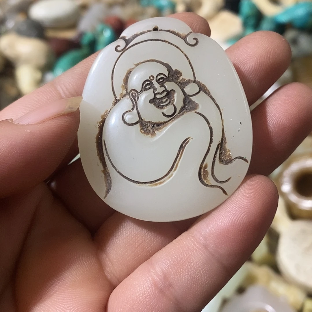 和田玉（糖玉）未镶嵌挂件