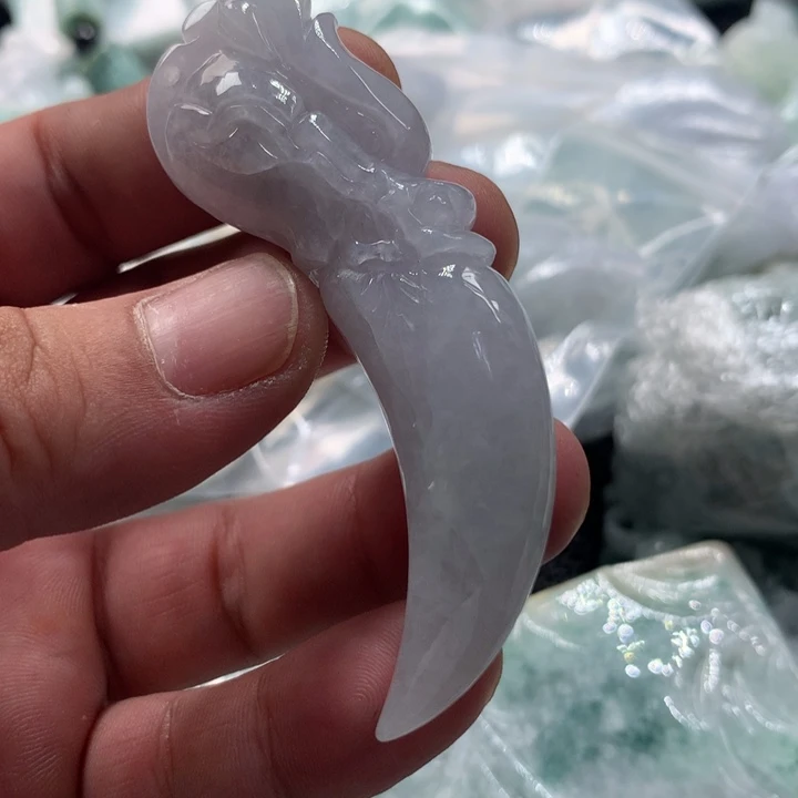 颈饰未镶嵌翡翠保真天然a货翡翠