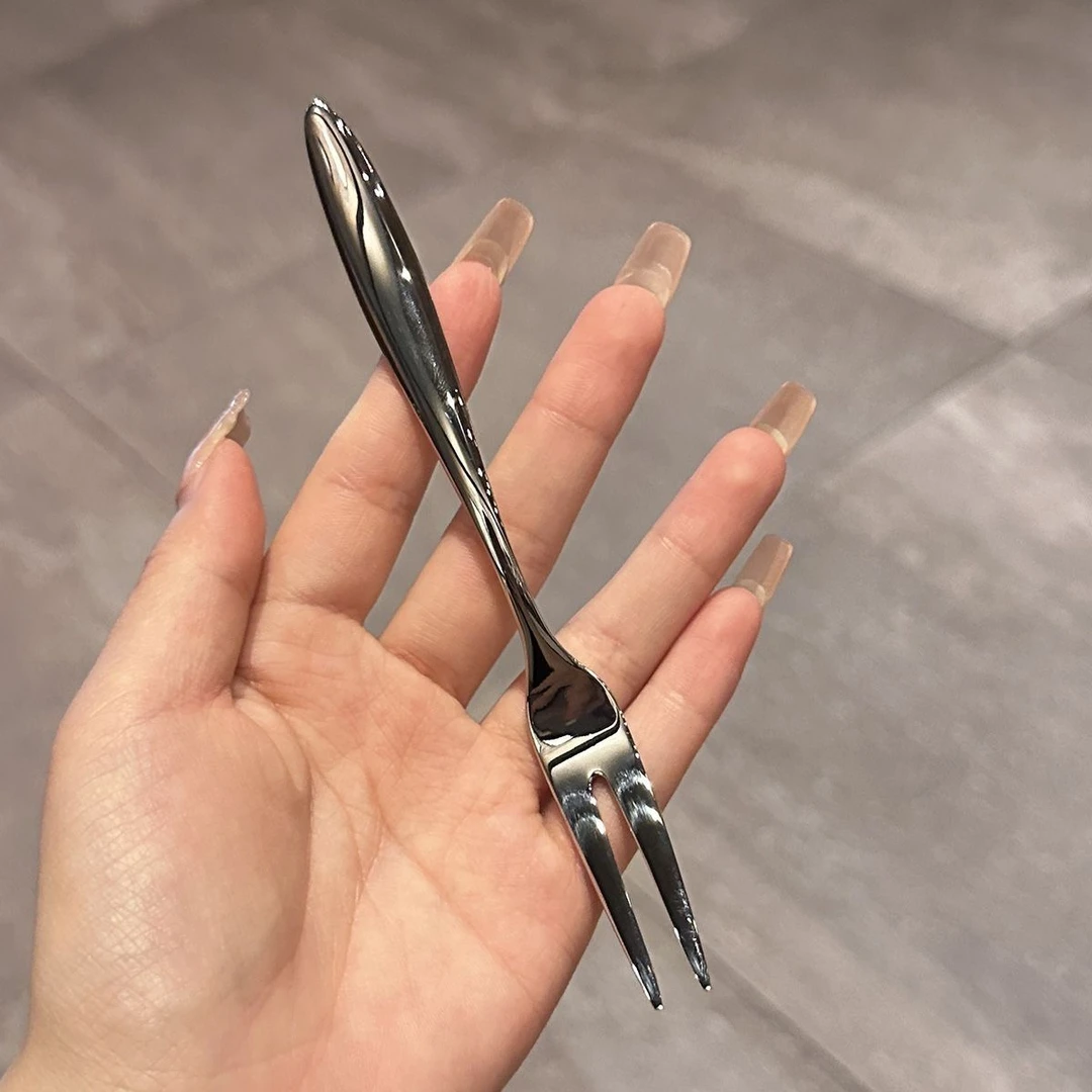 高颜值网红高级水果叉子家用可爱316食品级精致高档儿童水果叉