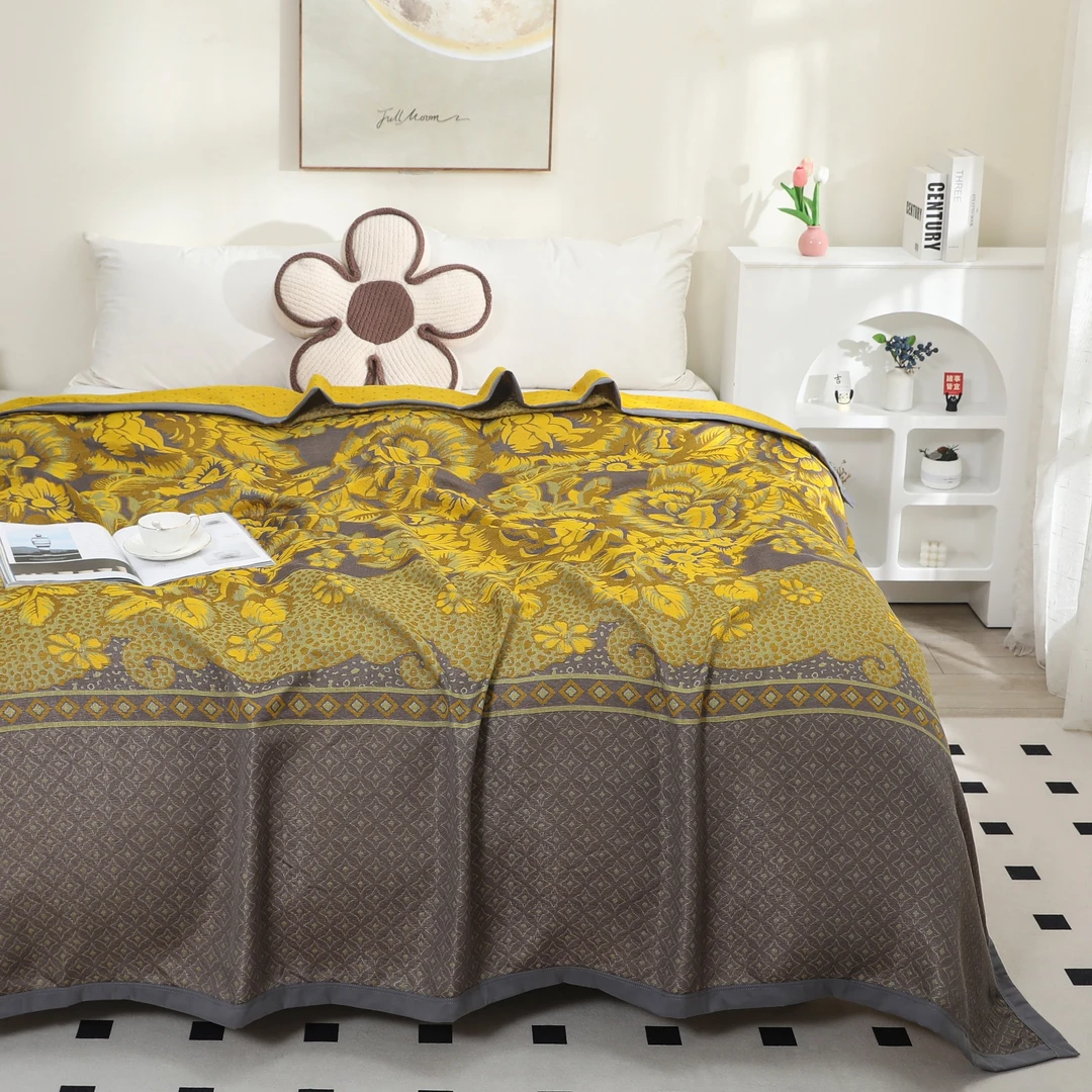 【M浮世繁花】240*250cm柔软通用床盖