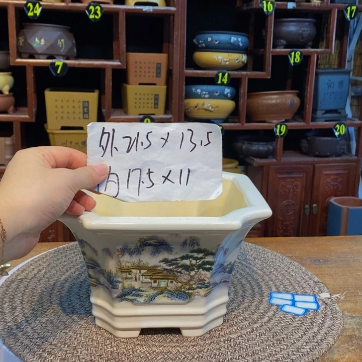 紫砂花盆紫砂花盆